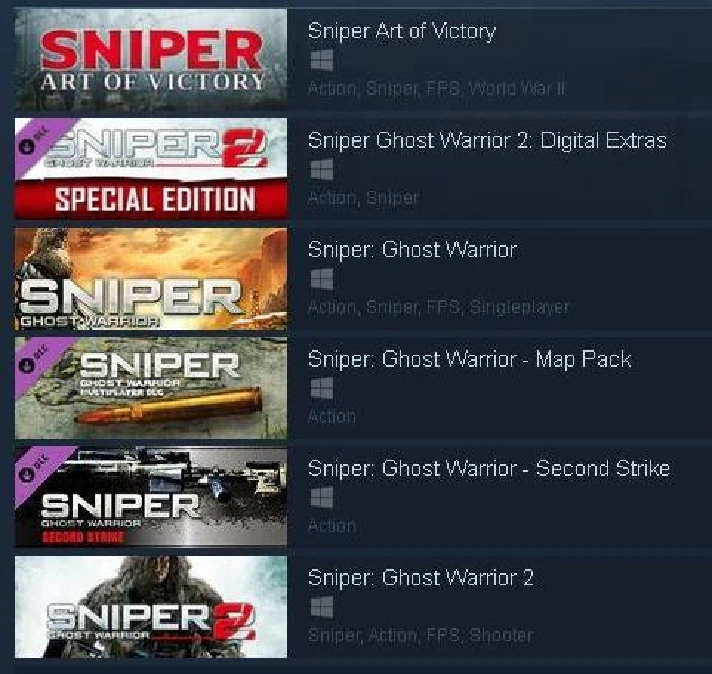 Sniper Ghost Warrior 2 - STEAM Key / ROW / GLOBAL