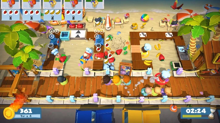 Overcooked 2 - Surf n Turf (DLC)🔑STEAM KEY 🔥RU + CIS