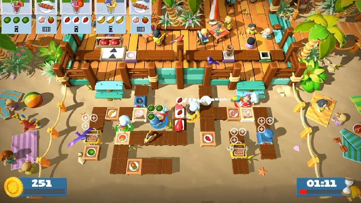 Overcooked 2 - Surf n Turf (DLC)🔑STEAM KEY 🔥RU + CIS