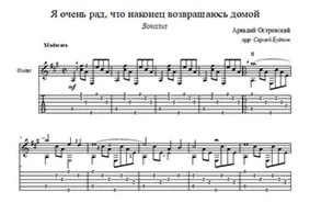 Vocalise - I am very happy ... (E. Khil) guitar cover