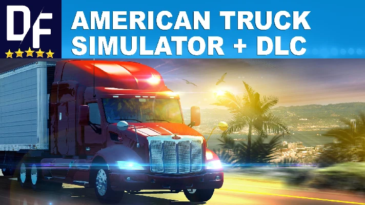 American Truck Simulator + 8 DLC (STEAM) Account