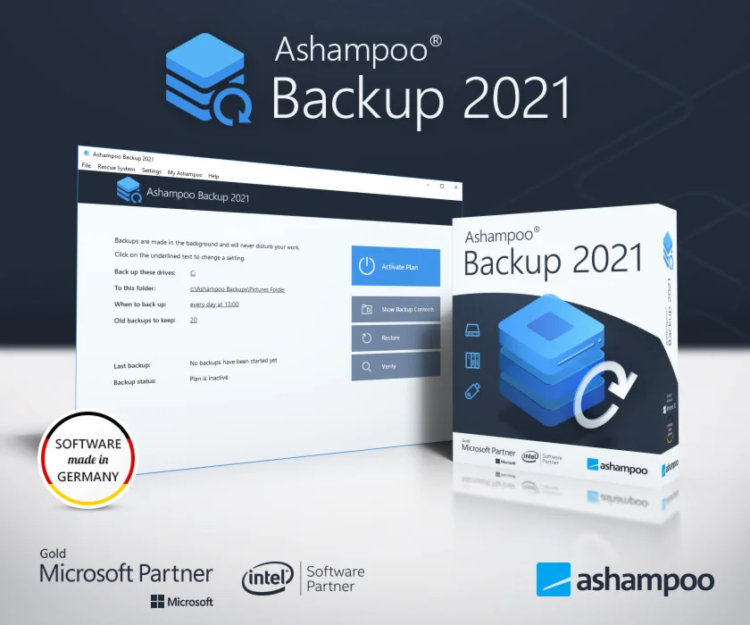 Ashampoo Backup 2021 (пожизненная лицензия) (Ключ)