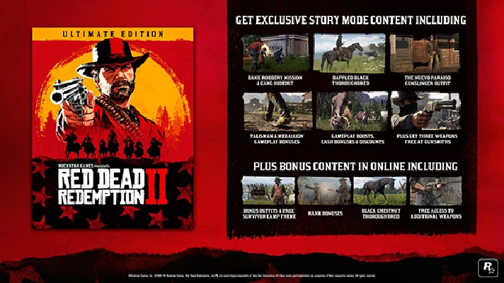 RDR 2 ULTIMATE EDITION XBOX ONE,X|S🔑KEY