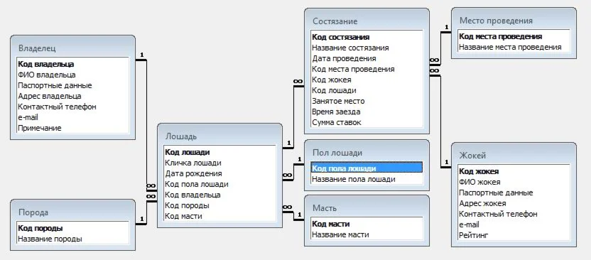 База данных Скачки.mdb