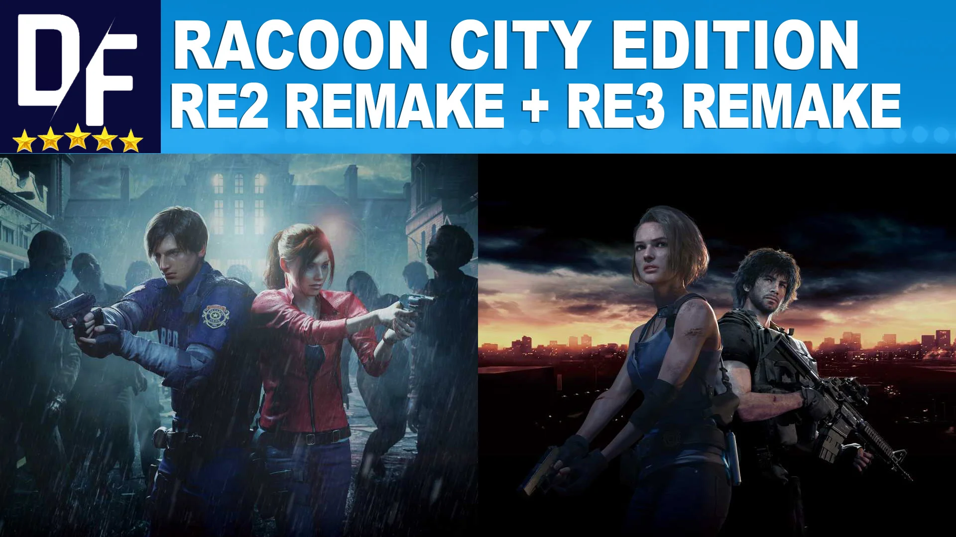 Resident Evil 2 + 3 REMAKE [STEAM] ✔на 90 дней