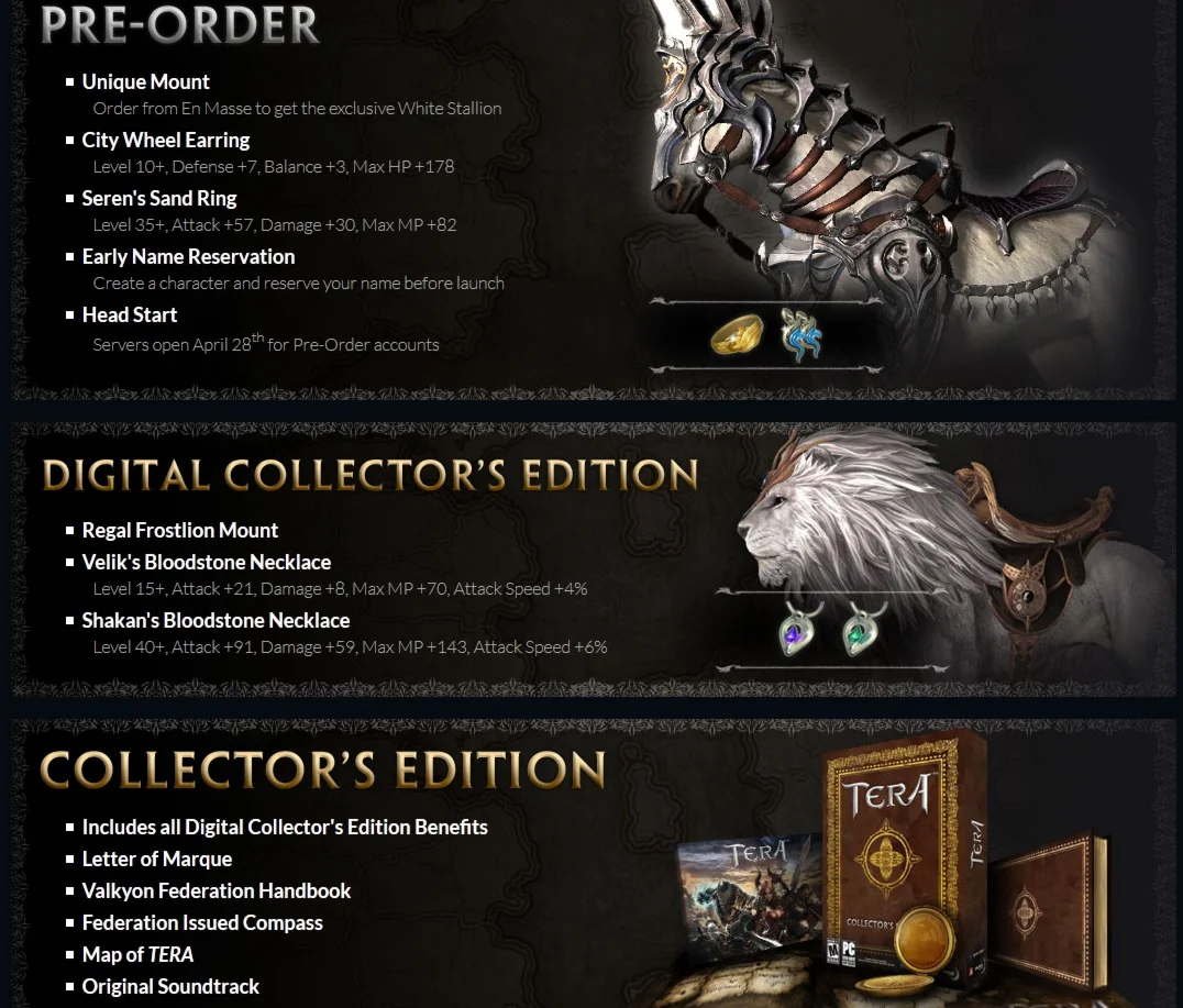 TERA online CE-US. Коллек. коробочное издание