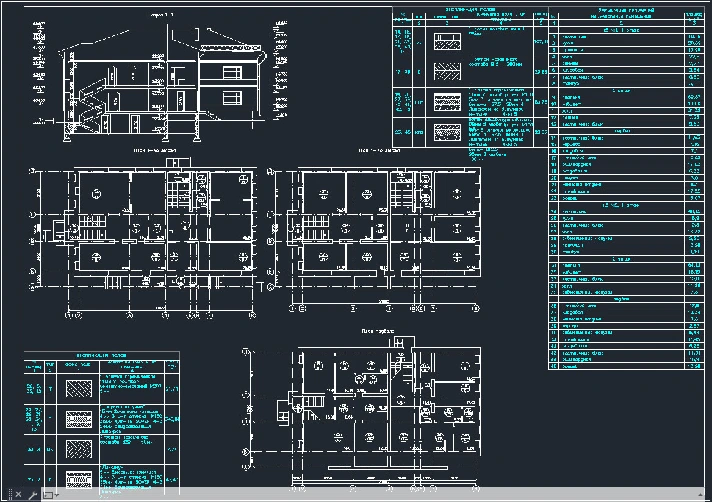 Diploma project Two-storey brick residential building f