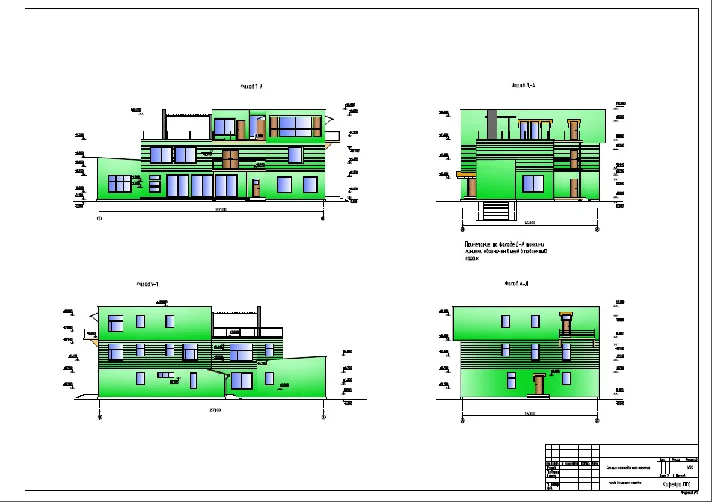Graduation project Section of the cottage village