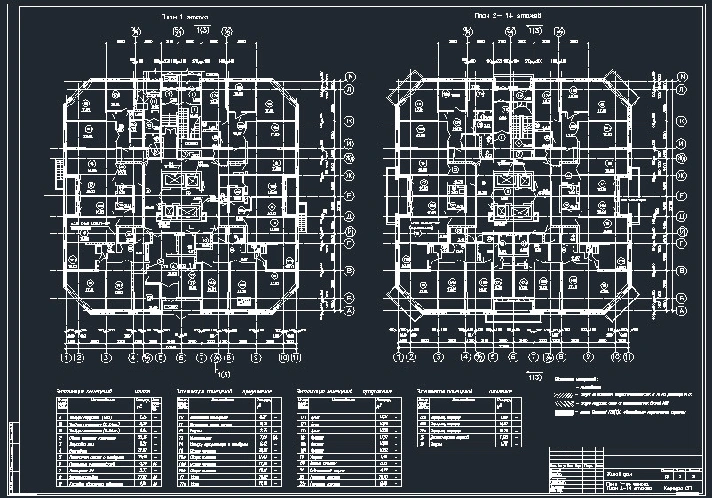 Diploma project 25-storey monolithic residential buildi