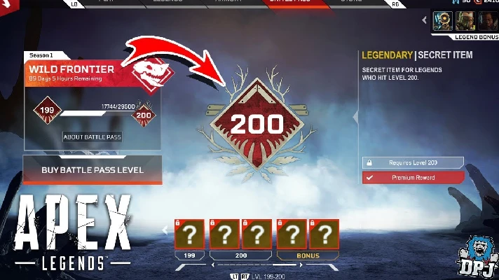 APEX LEGENDS 200 LVL WARRANTY NEW SEASON