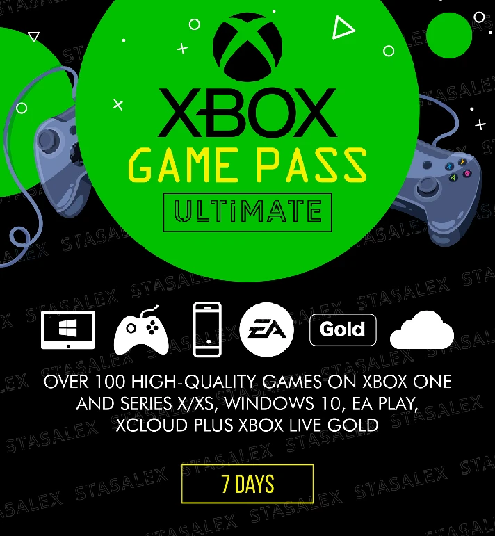 XBOX GAME PASS ULTIMATE 7 DAYS CONVERSION USA