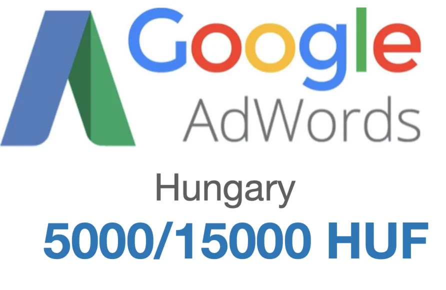 Промокод купон Google Adwords Адвордс 15000 Fr ВЕНГРИЯ