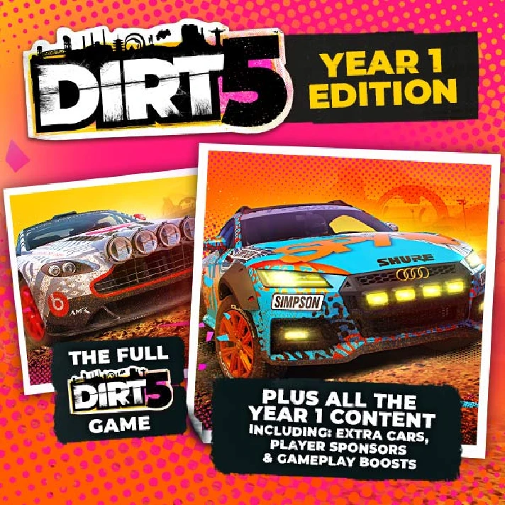 ✅ DIRT 5 Year One Edition XBOX ONE X|S PC WIN10 Key 🔑