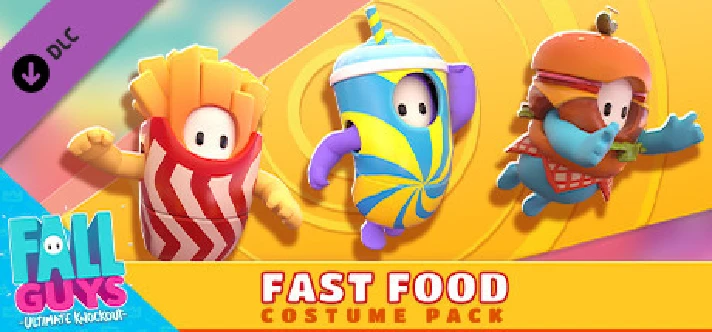 Fall Guys Ultimate Knockout Fast Food Costume Pack DLC