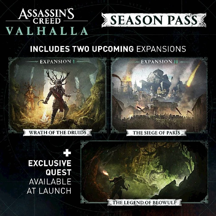 ✅ Assassin´s Creed Valhalla - Season Pass XBOX Key 🔑