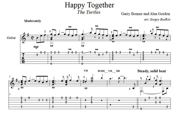 Happy Together (The Turtles) - guitar cover