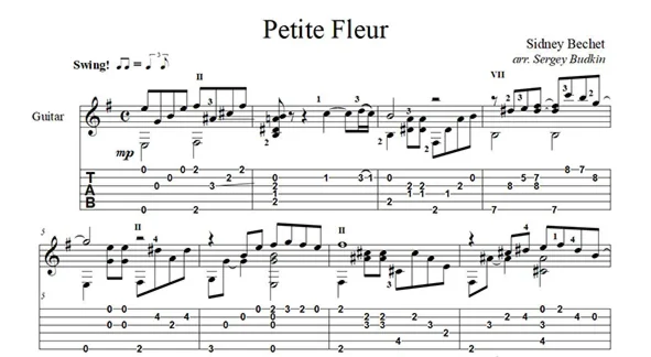 Petite Fleur (Small flower) - guitar cover
