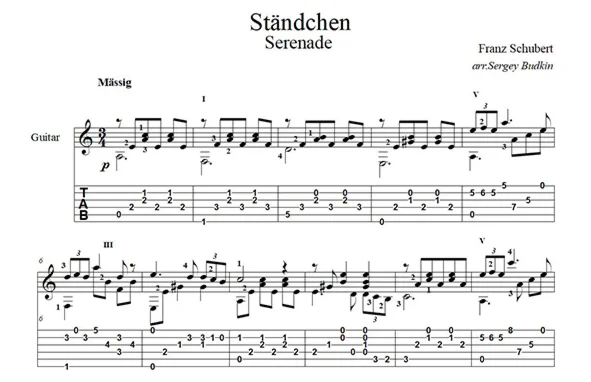 Serenade (Ständchen) Franz Schubert - guitar cover
