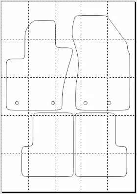 Jeep Renegade (14-) Электронные лекала автоковриков