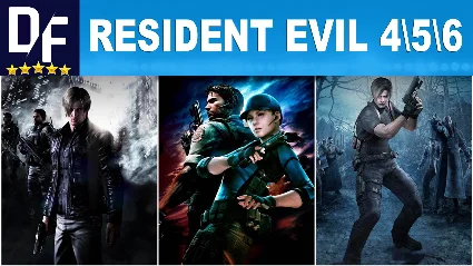 RESIDENT EVIL 4 (2005) + RE5 (2009) + RE6 (2013)・STEAM・