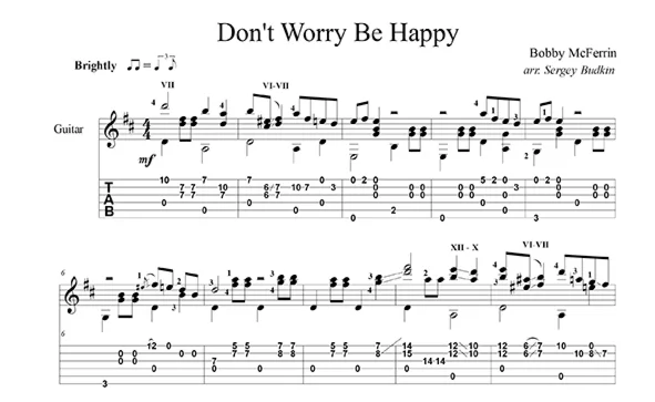 Don't Worry Be Happy (Bobby McFerrin) guitar cover