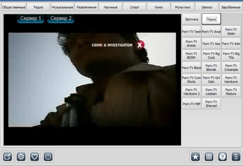 Плеер для просмотра более 200 каналов в инете+клубничка