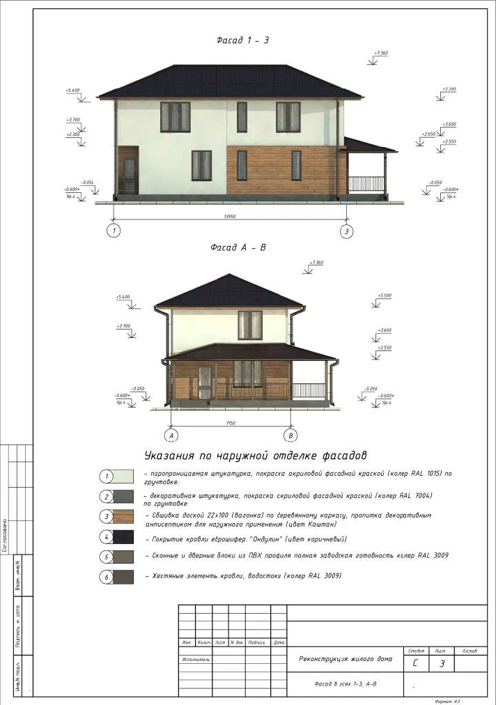 Residential building reconstruction