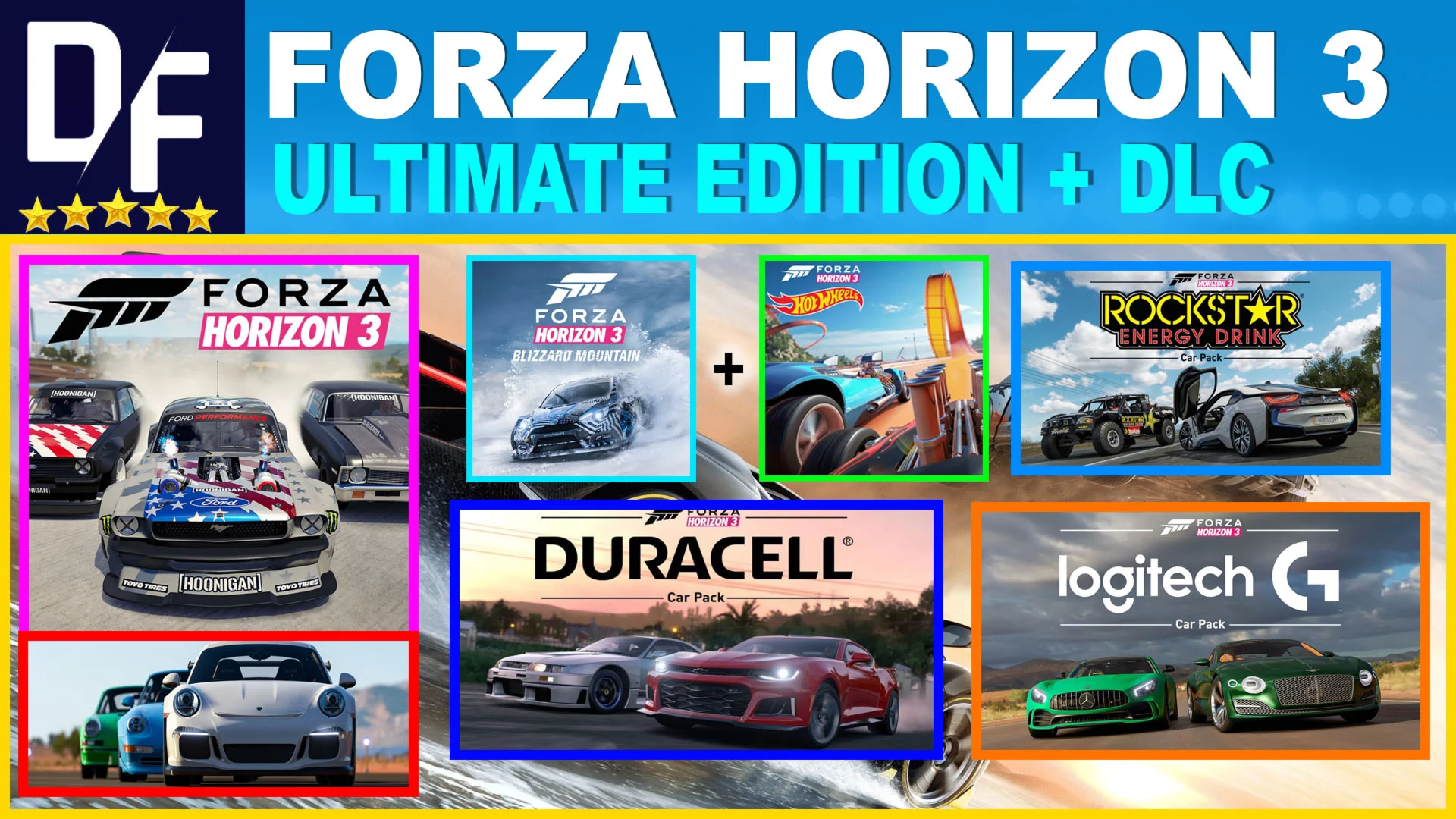 Forza Horizon 3 ULTIMATE + DLC + Наборы машин [PC]