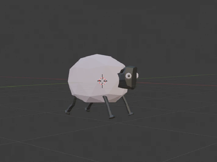 Low Poly sheep