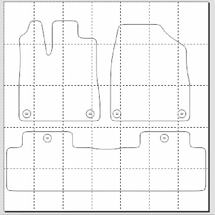 Acura MDX (13-20)  Vector patterns for car mats