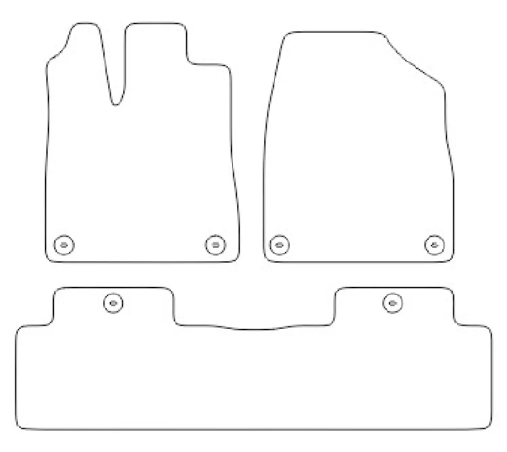 Acura MDX (13-20)  Vector patterns for car mats