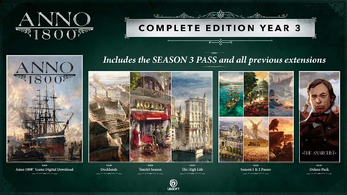 Anno 1800 Complete+ALL DLC+AutoActivation+GLOBAL🔥