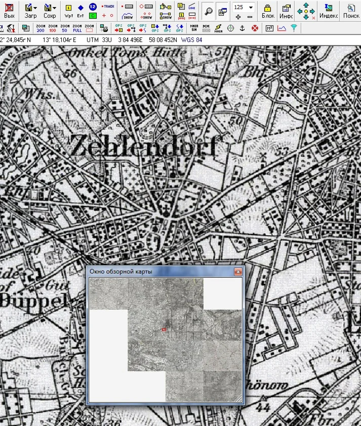 Karte  GSGS /.ozfx3+map/ (Land Brandenburg)