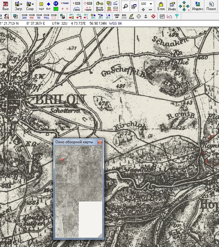 Karte  GSGS/.ozfx3+map/ (Land Hessen)