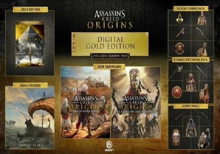 ASSASSIN´S CREED ORIGINS - GOLD EDITION XBOX🔑KEY