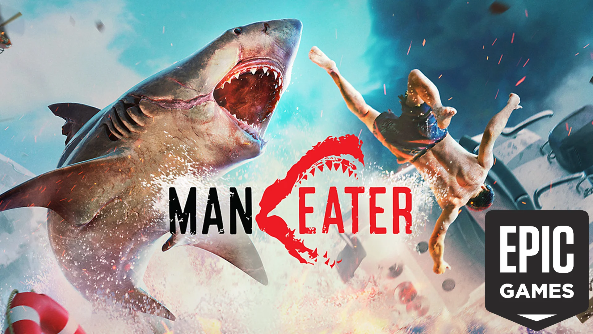 ⭐️ Maneater - EPIC GAMES (Region free) - Лицензия