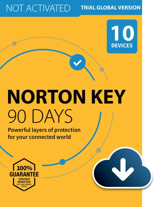 Ключ Norton 360 (10 устройств, 90 дней)