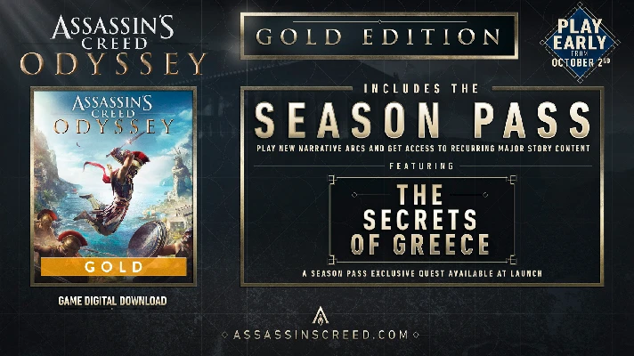 ASSASSIN´S CREED ODYSSEY– GOLD EDITION XBOX🔑KEY