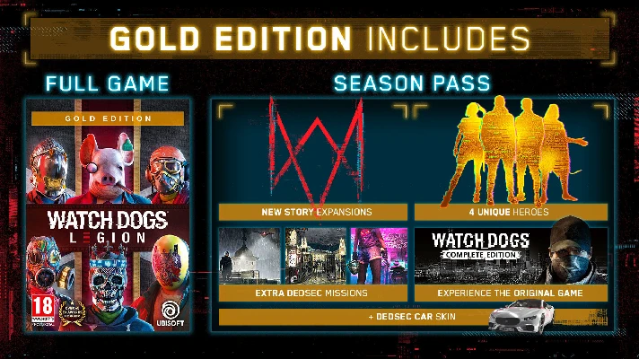 WATCH DOGS: LEGION - GOLD EDITION XBOX🔑KEY