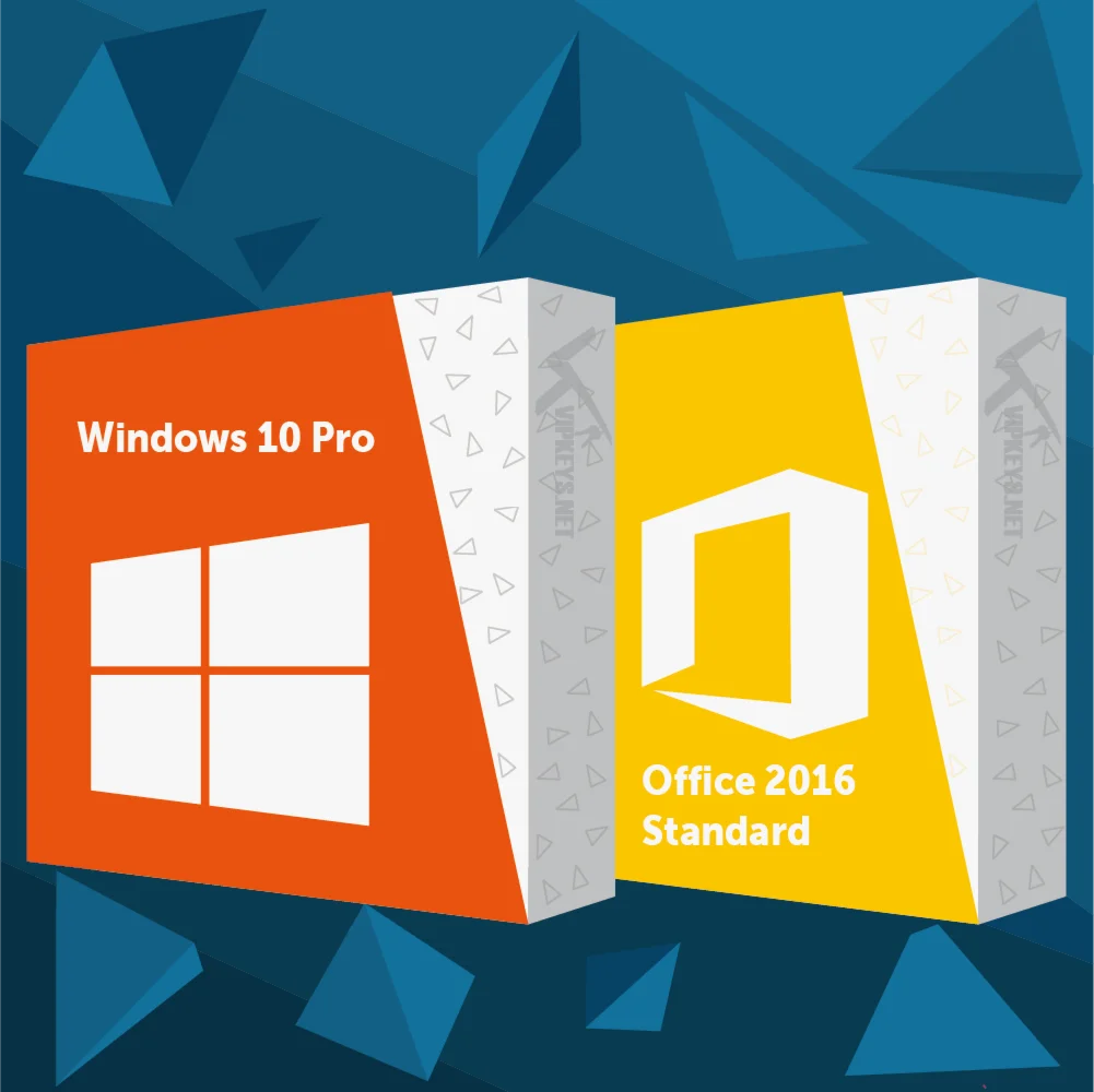 Комплект Windows 10 Pro + Office 2016 Standard 1ПК