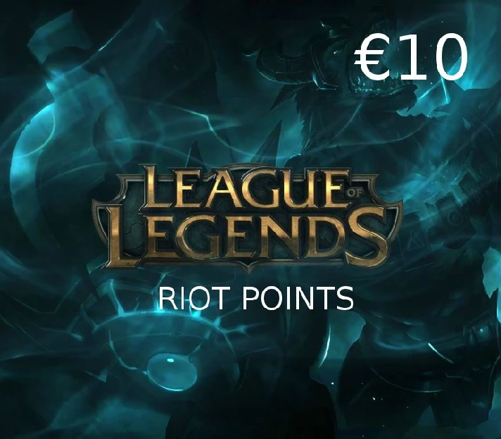 League of Legends Gift Card 10€ - 1380 Riot Points EU