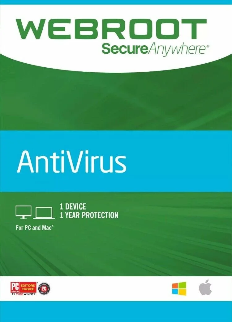 Webroot SecureAnywhere AntiVirus до  30.12.2025  /1 пк