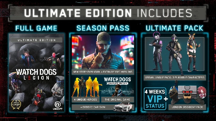 WATCH DOGS: LEGION - ULTIMATE EDITION XBOX ONE,SERIES🔑