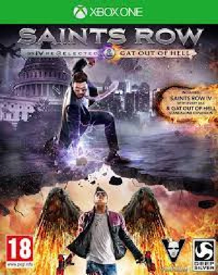 🌍 Saints Row IV: Re-Elected & Gat out of Hell XBOX  🔑