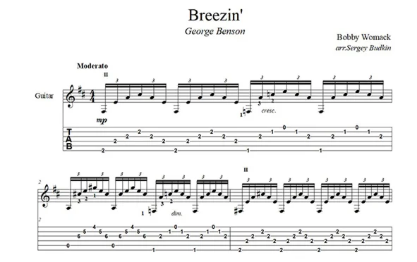 Breezin' (George Benson) guitar cover
