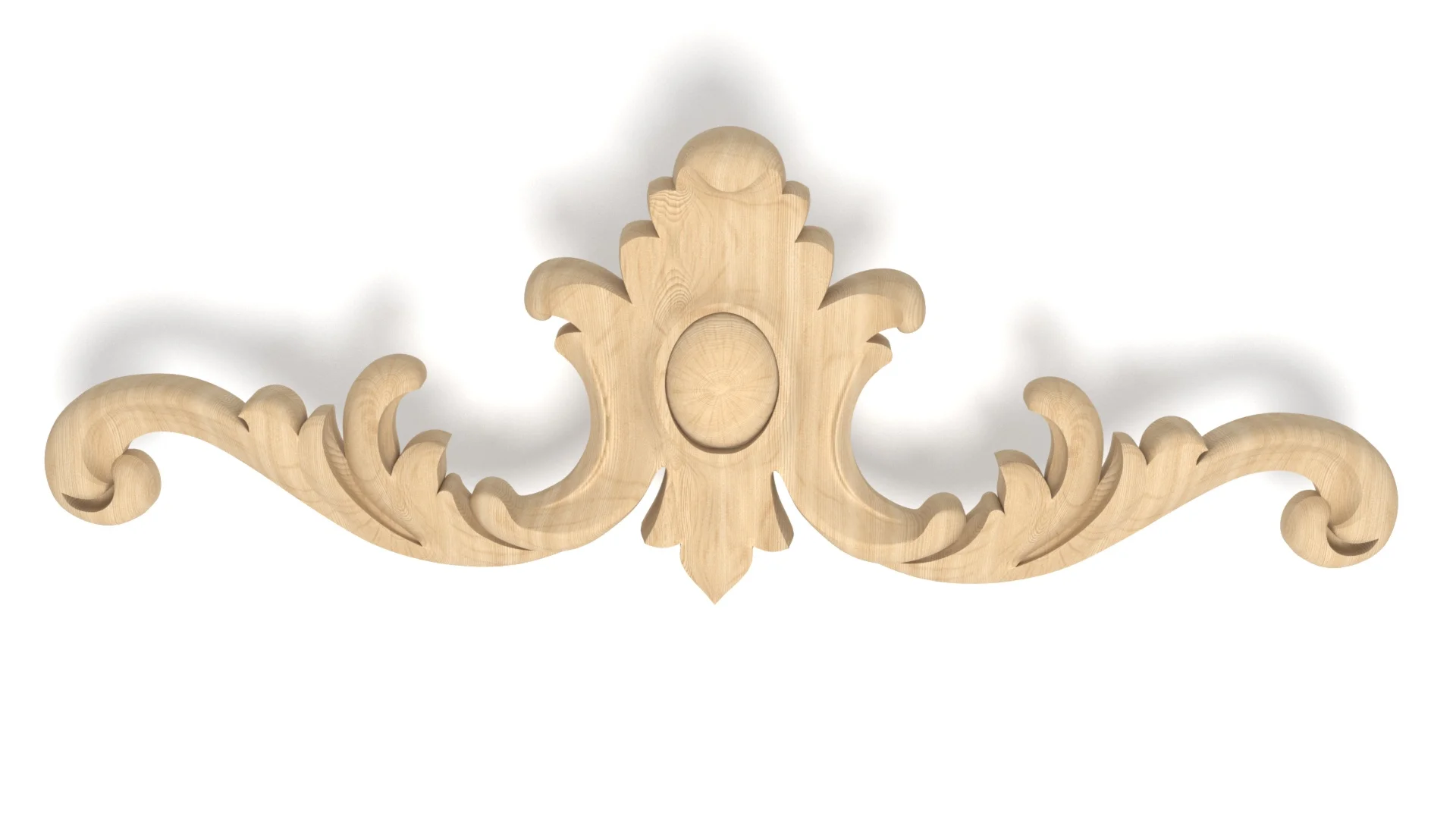 3Д модель. накладка резная 2