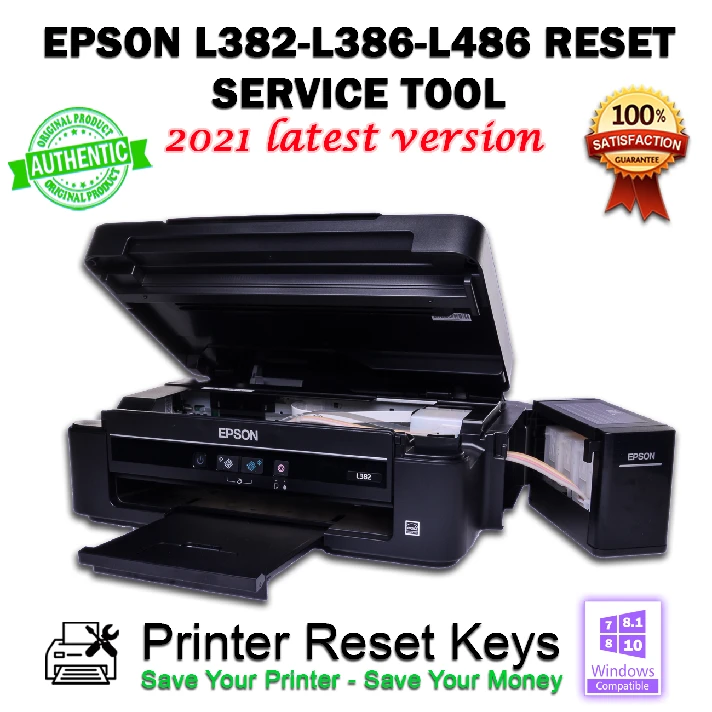 RESET EPSON L382 L386 L486 (EURO VERSION) ♕