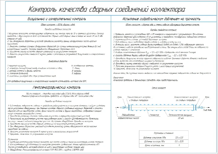 Diploma. Collector assembly and welding area