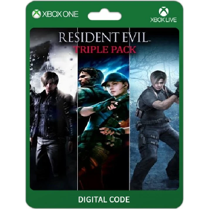 🎮Resident Evil Triple Pack XBOX ONE/X|S (4+5+6)🔑 Key