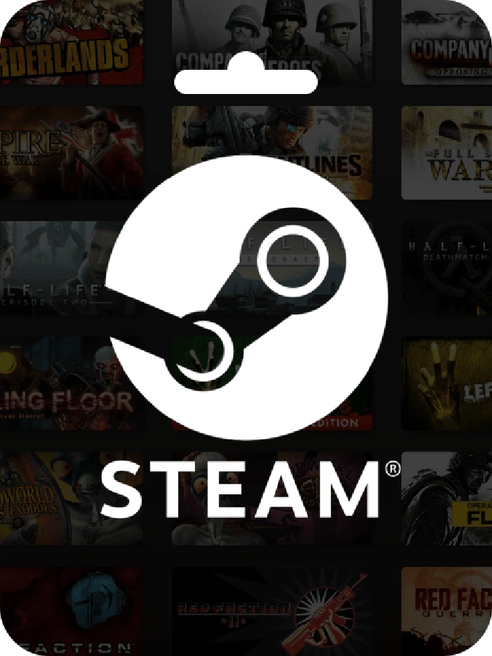 ⭐ Steam Wallet Gift Card 25 EURO ⭐